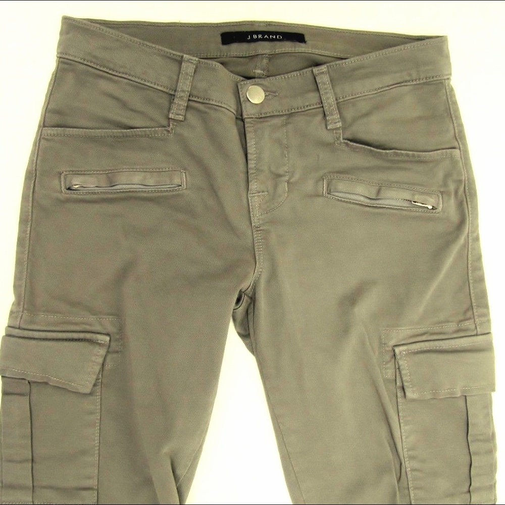 J Brand VintageMilitary Green Grayson Skinny Jeans